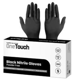 Black Nitrile Disposable Gloves - Protective disposable gloves for various applications.