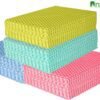 J Cloth Reusable Cleaning Cloths – Mixed Colours Pack of 50