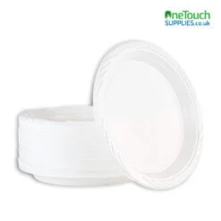 9 inch Plate White