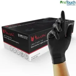 Black Latex Gloves