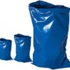 "100 rubble sacks builder blue bags, 20″x30″ size, 400 gauge, ideal for heavy-duty use."