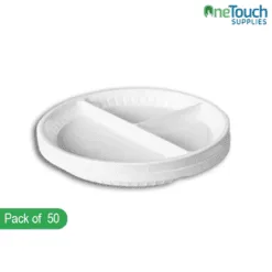 Partition Plates 10" Bagasse (Pack of 50)