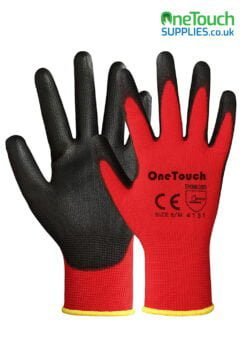 Gloves Red Nitrile