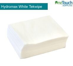 Hydromax White Tekwipe Quarterfold - 400 Sheets - Pack of 16.