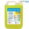 Lemon all-purpose cleaner in a 5-litre bottle, powerful hard surface cleaner for kitchens, floors, and bathrooms.