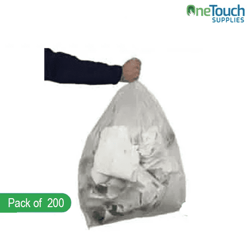 Medium Duty White Bin Bag (Pack of 200)