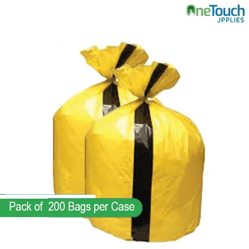 Tiger stripe refuse sacks 200 pack 18x29x39 offensive waste
