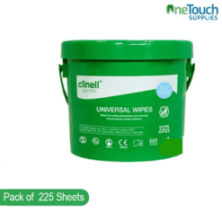 Clinell Universal Sanitising Wipes, 225 Pack (Bucket)