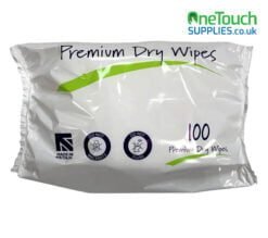 Premium dry wipes