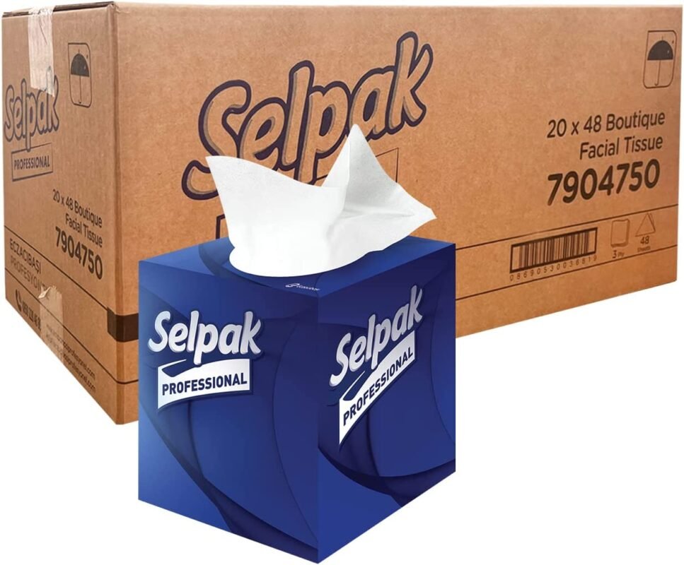 Selpak Ply Facial Tissue Box White Soft For Sensitive Skin