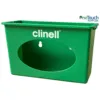 Clinell Wall Mounted Dispenser green for universal wipe tubs, wall-mountable hygiene storage solution