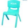 Durable, stackable children's plastic chair in vibrant colors for nurseries and schools.