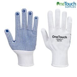 Cotton PVC Dotted Work Gloves - Durable and Versatile - 24 Pairs