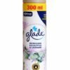 Glade eucalyptus and lavender aerosol air freshener 300ml for eliminating odours in homes and commercial spaces.