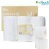 Mini Smart One alternative toilet rolls 2 ply sugarcane pack of 6, compatible with Tork SmartOne Mini T9