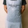 White Flat Pack Aprons – 16 Microns Disposable Plastic Aprons