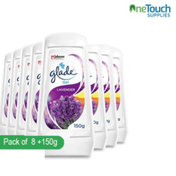 Glade Lavender Air Freshener, 150g Pack of 8 (8 x 150g)