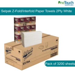 Z Fold Paper Towels 2 Ply White 3200 Sheets Box | High-Quality Pure Cellulose Pulp | Superior Absorbency and Softness | Ideal for Bathrooms, Offices, Restaurants | Eco-Friendly and Hygienic | Fits Standard Dispensers | Gentle on Sensitive Skin | Reliable UK-Based Customer Service | Hassle-Free Returns | Perfect for Home and Commercial Use