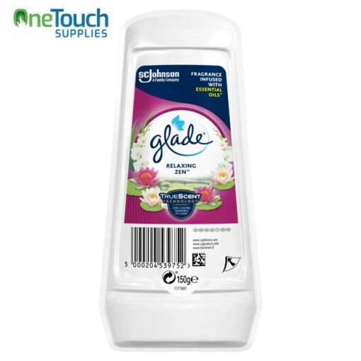 Glade Relaxing Zen™ Air Freshener – 150g canister with a floral scent and refreshing design