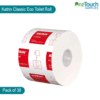 Katrin Classic Eco 2-ply toilet roll, 800 sheets per roll, pack of 36, eco-friendly and soft, ideal for homes and commercial restrooms.