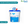 Sanisafe sanitizing surface wipes, 1000 wipes per pack, designed for cleaning and sanitizing surfaces effectively.