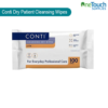 Conti dry patient cleansing wipes, Lite, designed for gentle hygiene and care for sensitive patient skin.