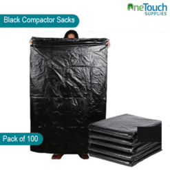 Black Compactor Sacks – Heavy Duty Garbage Bags for Compact Waste Disposal