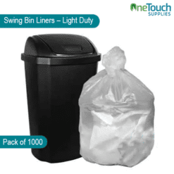 Swing Bin Liners – Light Duty Waste Bags for Swing Top Bins