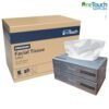 OneTouch Premium 3-Ply Facial Tissue case of 24 boxes, soft white tissues.