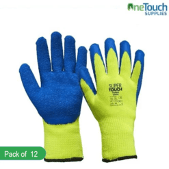 "Pack of 12 thermal gloves, comfortable and breathable, designed for warmth and comfort."