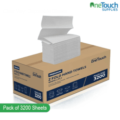 Z Fold Hand Towels - 2 Ply Paper Towels (3200 Sheets) | Bulk Pack for Dispensers