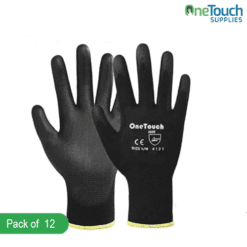 Black Nitrile Gloves | Nitrile Powder Free Gloves | 12 Pairs