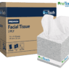 Case of 24 boxes of premium 2-ply facial tissues, 70 sheets per box