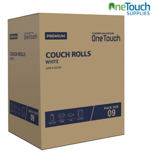 Pure pulp white couch rolls pack of 9 – hygienic disposable rolls for clinics and salons