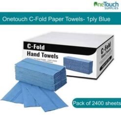 C Fold 1-Ply Blue Paper Towels 2400 Sheets