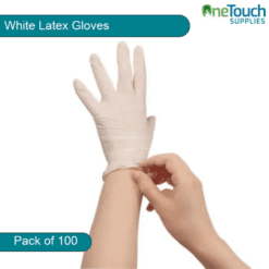White Latex Gloves - Premium Quality