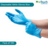 Disposable Nitrile Gloves - Blue
